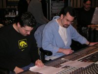 James Sale, Mark, and David Knauer at Capitol Studios, Hollywood 